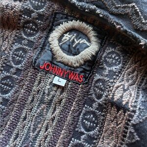 Johnny Was Textured Knit Jacket